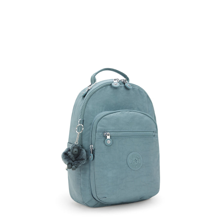 KIPLING Small backpack (with tablet compartment) Unisex Relaxed Grey Seoul S I4082-3NL