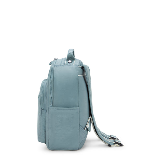 KIPLING Small backpack (with tablet compartment) Unisex Relaxed Grey Seoul S I4082-3NL