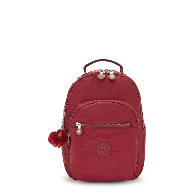 KIPLING Small Backpack (With Laptop Protection) Unisex Funky Red Seoul S I4082-4SS