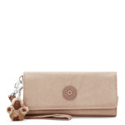 KIPLING Large Wallet (With Wristlet) Female Light Clay Sand Rubi I4085-8MC