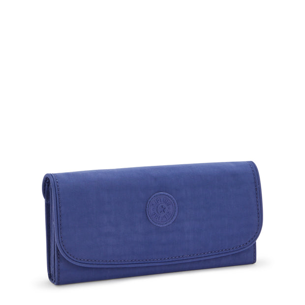 KIPLING Large wallet Female Ocean Blue Money Land I4191-24U