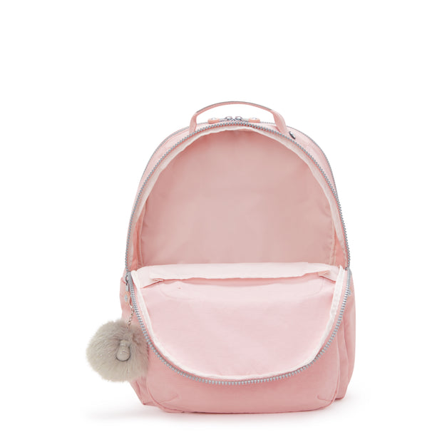 KIPLING Large backpack (with laptop compartment) Female Bridal Rose Seoul Lap  -  I4275-46Y