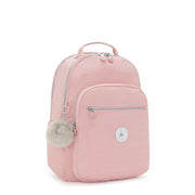 KIPLING Large backpack (with laptop compartment) Female Bridal Rose Seoul Lap  -  I4275-46Y