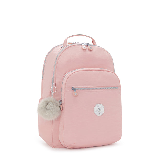 KIPLING Large backpack (with laptop compartment) Female Bridal Rose Seoul Lap  -  I4275-46Y