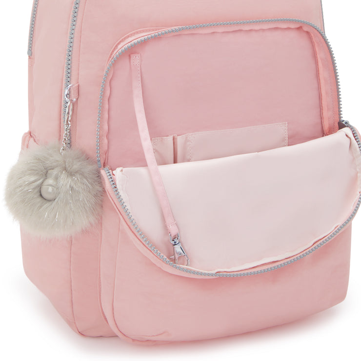 KIPLING Large backpack (with laptop compartment) Female Bridal Rose Seoul Lap  -  I4275-46Y