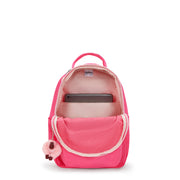 KIPLING Small Backpack (With Laptop Protection) Female Happy Pink C Seoul S  -  I4345-BZ8