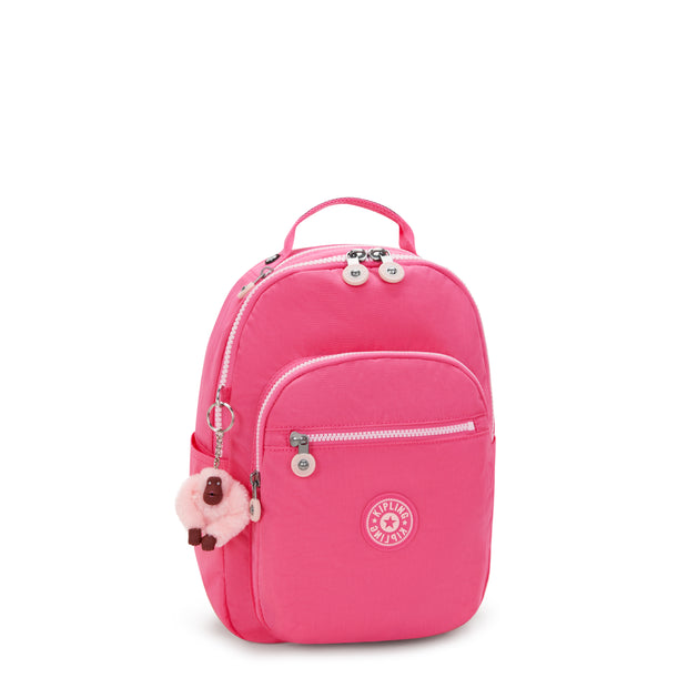 KIPLING Small Backpack (With Laptop Protection) Female Happy Pink C Seoul S  -  I4345-BZ8