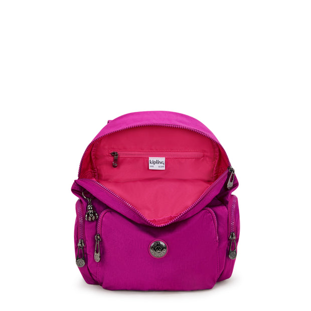 KIPLING Small backpack Female Fuchsia Night City Zip S I4430-7LE