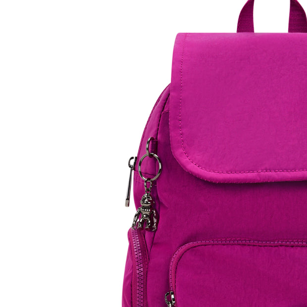 KIPLING Small backpack Female Fuchsia Night City Zip S I4430-7LE