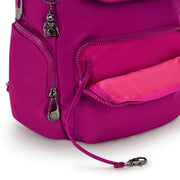 KIPLING Small backpack Female Fuchsia Night City Zip S I4430-7LE