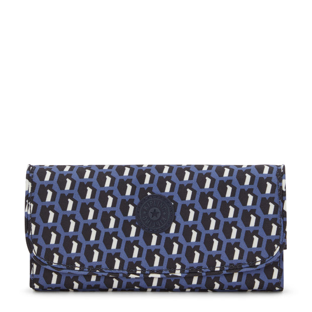 KIPLING Large wallet Female 3D K Blue Money Land I4437-4JS