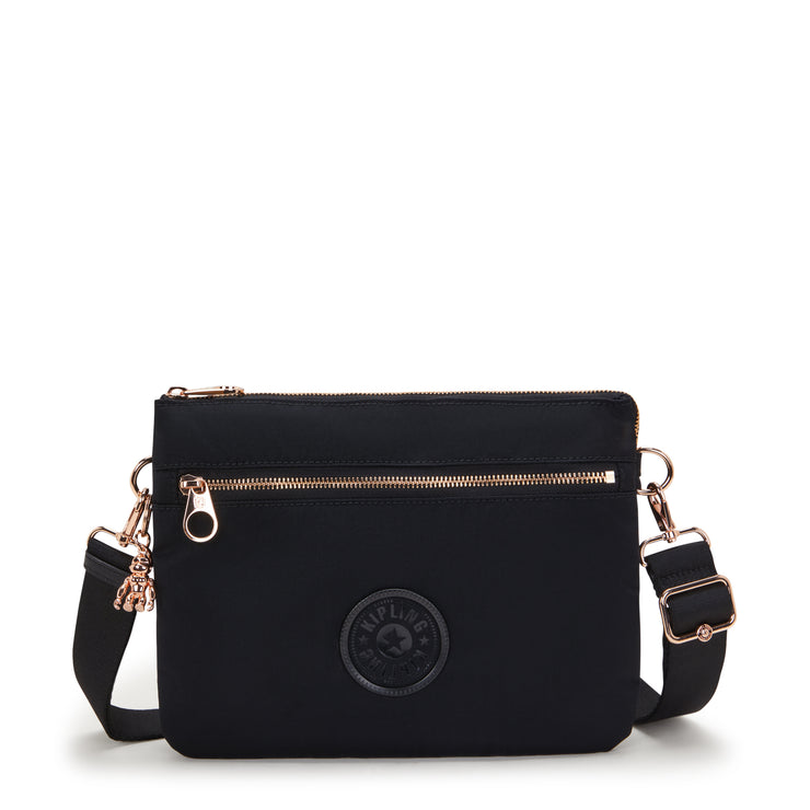 KIPLING Medium crossbody (with removable shoulderstrap) Female Blck Rose Spice Riri L Zip I4507-62Q