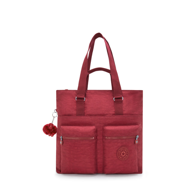 KIPLING Large Tote Unisex Funky Red India I4609-4SS