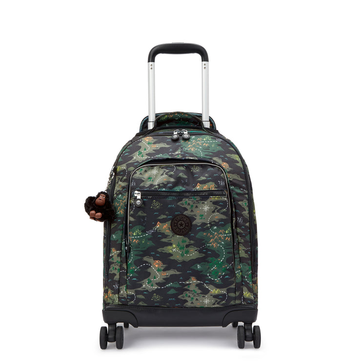 KIPLING Large wheeled backpack with laptop protection Unisex Camo Tr