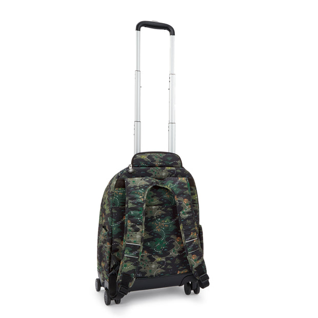 KIPLING Large wheeled backpack (with laptop protection) Unisex Camo Treasure New Zea I4674-3PB