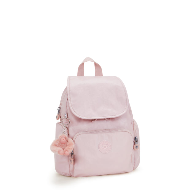 KIPLING Small backpack Female Pink Shine City Zip Mini I4697-3DZ