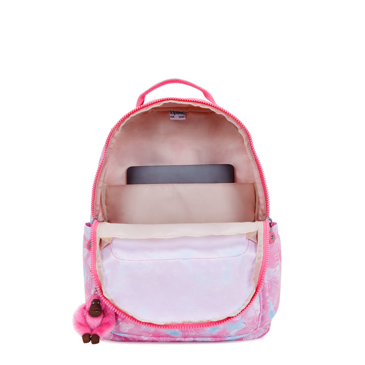 KIPLING Large Backpack Female Garden Clouds Seoul  -  I4851-2PE