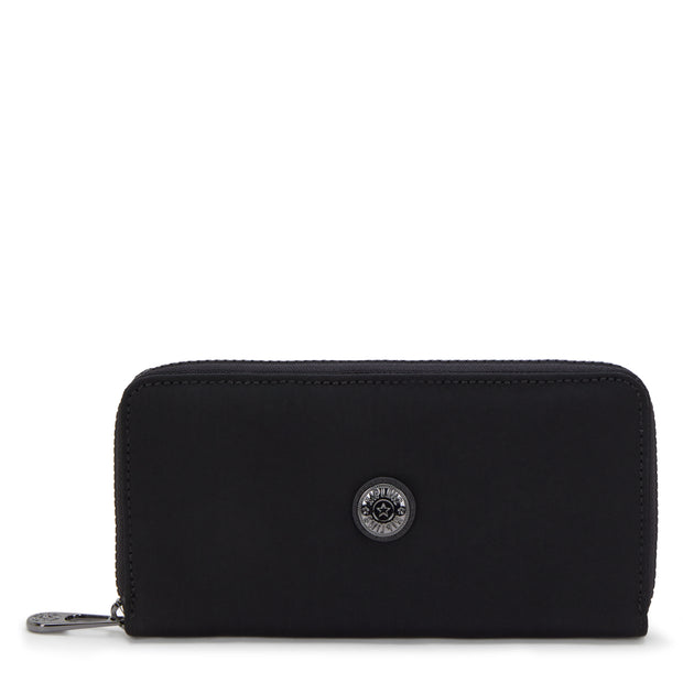 KIPLING Large wallet Female Endless Black Money World I5102-TB4