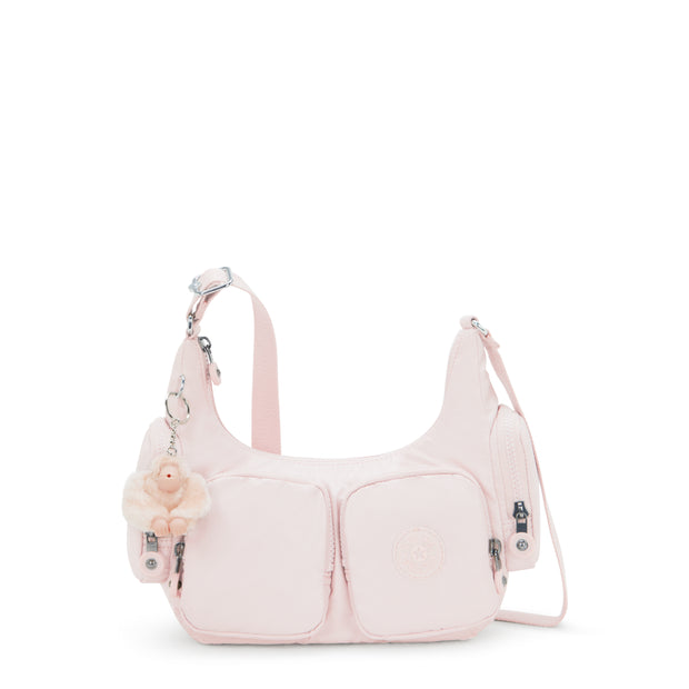 KIPLING Small crossbody Female Pink Shine Rikka S I5164-3DZ