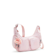 KIPLING Small crossbody Female Pink Shine Rikka S I5164-3DZ