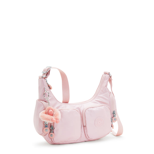 KIPLING Small crossbody Female Pink Shine Rikka S I5164-3DZ