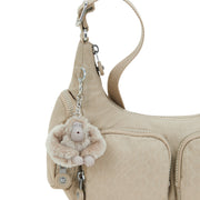 KIPLING Small crossbody bag Female Signature Beige Embossed Rikka S I5164-96A