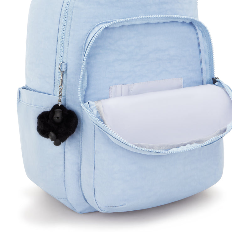 KIPLING Large backpack Female Cloudy Sky Blue Seoul I5210-2DS