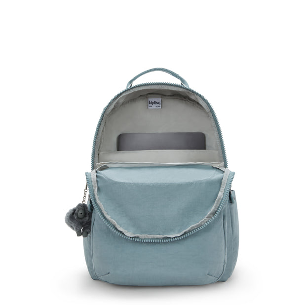 KIPLING Large backpack Unisex Relaxed Grey Seoul I5210-3NL