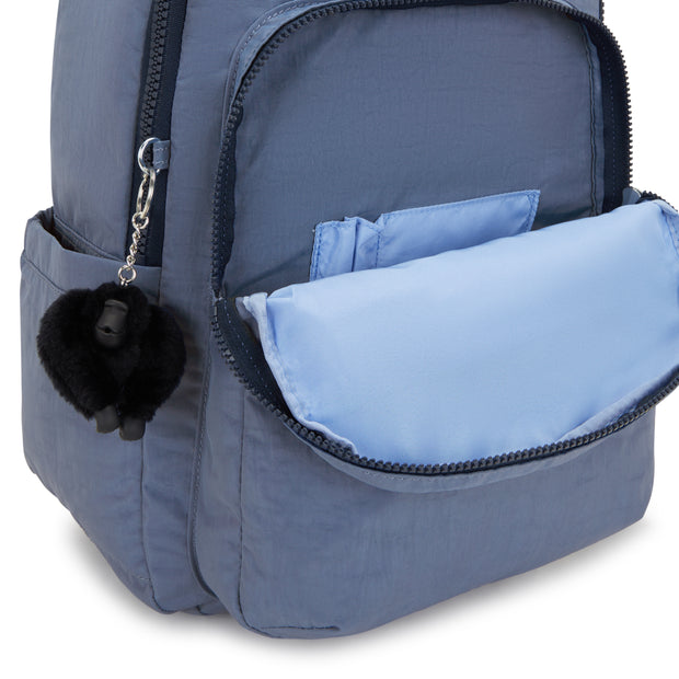 KIPLING Large Backpack Unisex Blue Lover Seoul I5210-56V