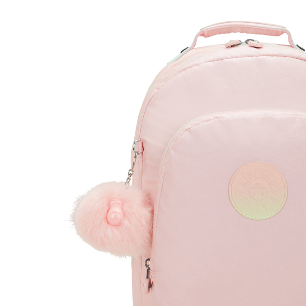 KIPLING Large backpack (with laptop protection) Female Blush Metallic Class Room