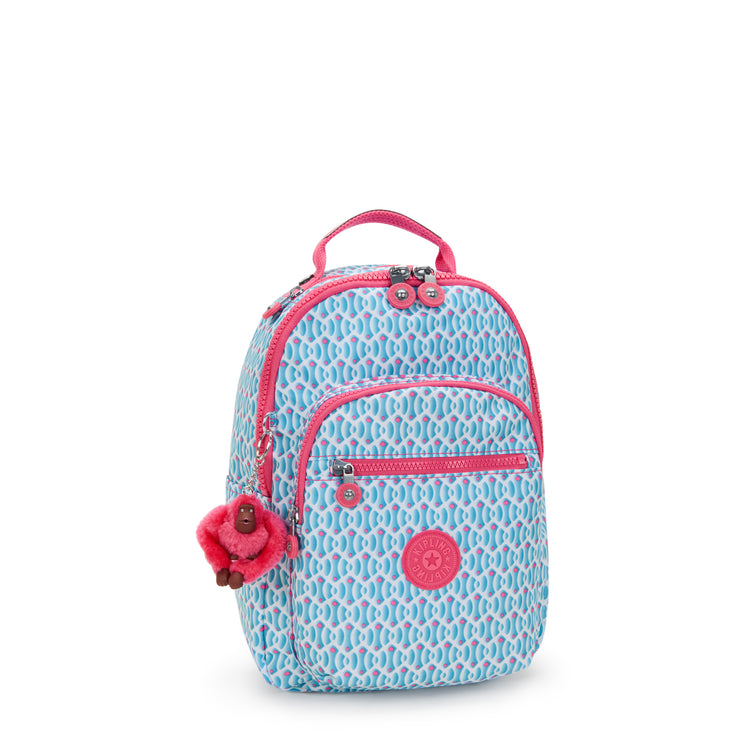 KIPLING Small Backpack (With Laptop Protection) Female Dreamy Geo C Seoul S