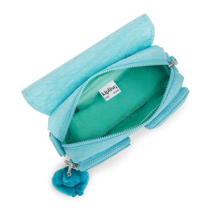 Kipling Small Crossbody Female Deepest Aqua Chilly Up  -  I5385-T6E