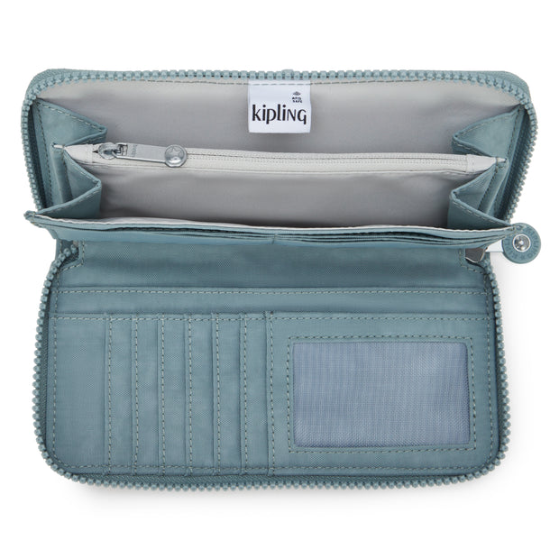 KIPLING Large wallet Female Relaxed Grey Money World I5411-3NL