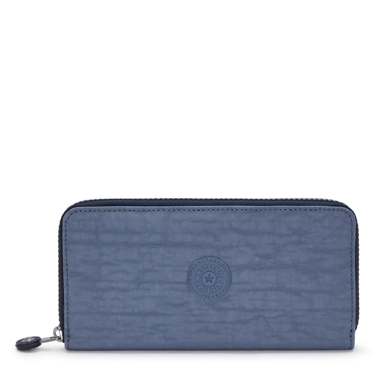 KIPLING Large wallet Female Blue Lover Money World I5411-56V