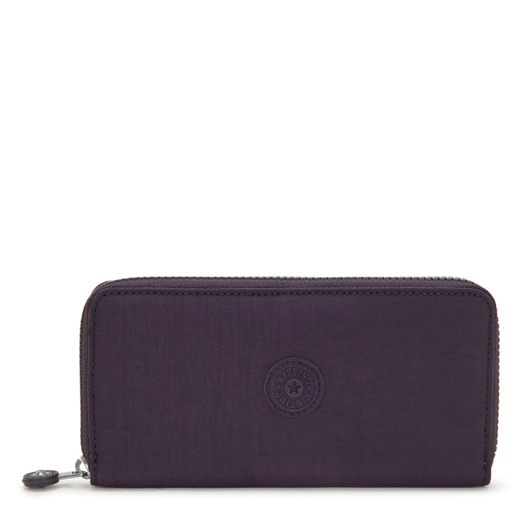 KIPLING Large wallet Female Ultimate Plum Money World I5411-67U