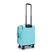 Kipling Small Cabin Size Wheeled Luggage Female Deepest Aqua Spontaneous S  -  I5508-T6E