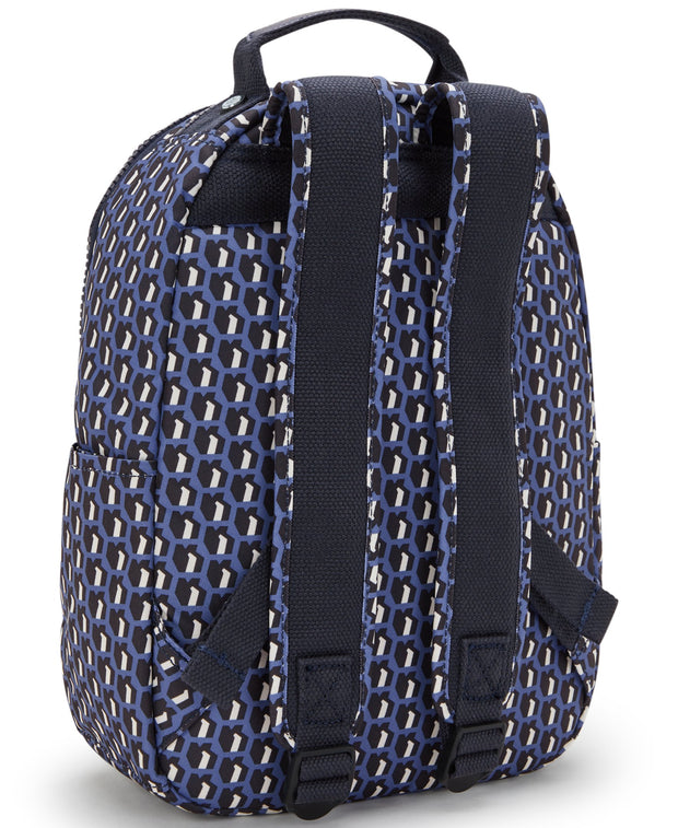 KIPLING Small Backpack (With Laptop Protection) Female 3D K Blue Seoul S I5611-4JS