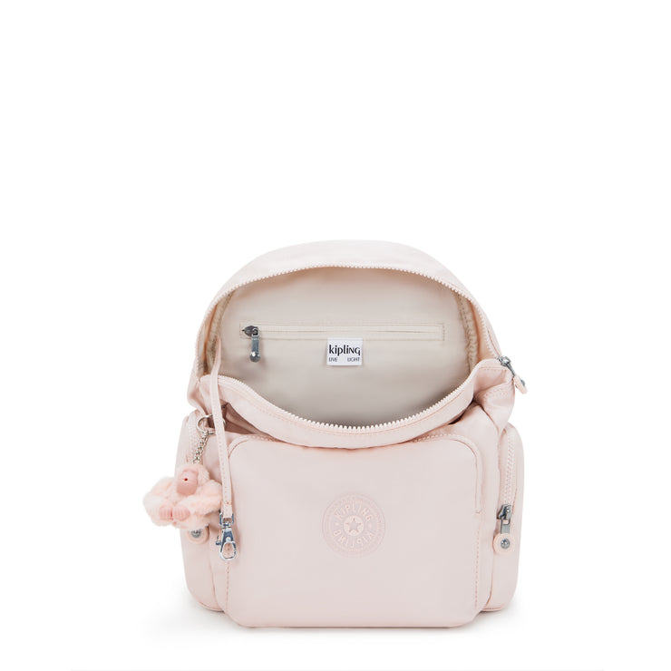 KIPLING Small backpack Female Pink Shine City Zip S I5634-3DZ