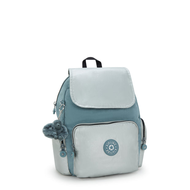 KIPLING Small backpack Female Relaxed Grey Bl City Zip S I5634-3FM