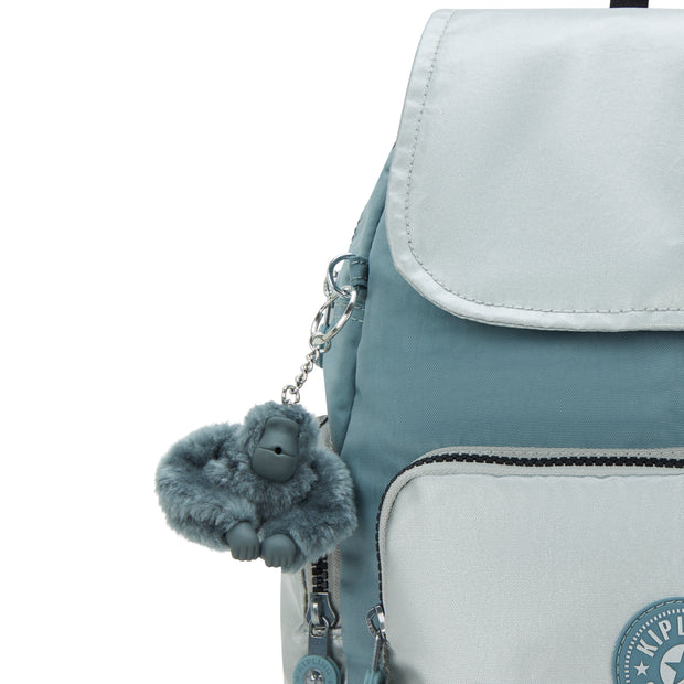 KIPLING Small backpack Female Relaxed Grey Bl City Zip S I5634-3FM