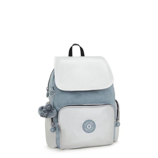 KIPLING Small backpack Female Relaxed Grey Bl City Zip S I5634-3FM