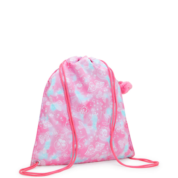 KIPLING Medium backpack (with drawstring) Female Garden Clouds Supertaboo