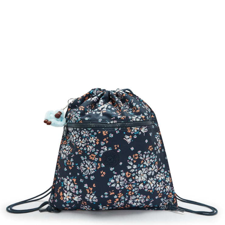 KIPLING Medium backpack (with drawstring) Female Flower Field Supertaboo I5637-5GB