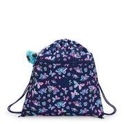 KIPLING Medium backpack (with drawstring) Female Butterfly Fun Supertaboo