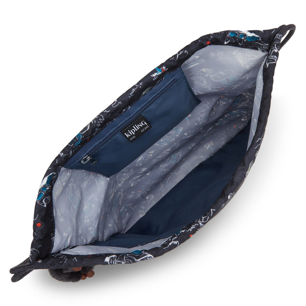 KIPLING Medium backpack (with drawstring) Unisex Jungle Fun Race Supertaboo