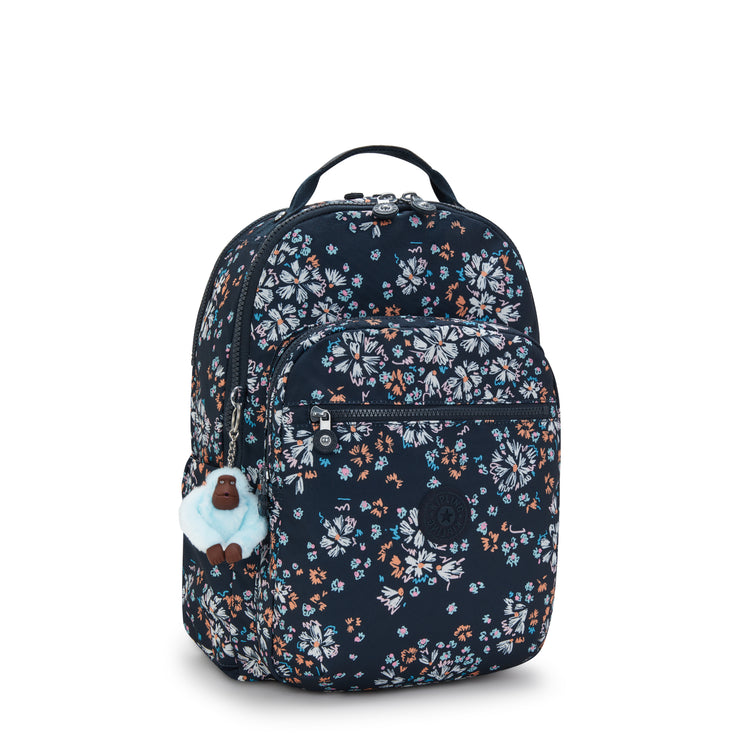 KIPLING Large backpack (with laptop compartment) Female Flower Field Seoul Lap I5816-5GB