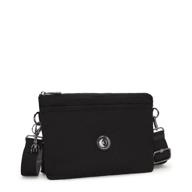 KIPLING Medium crossbody (with removable shoulderstrap) Female Black Sign Jq Riri L I5954-Y12