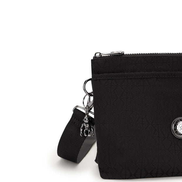 KIPLING Medium crossbody (with removable shoulderstrap) Female Black Sign Jq Riri L I5954-Y12