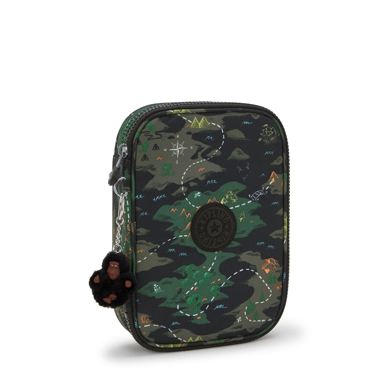 KIPLING Large pencase Unisex Camo Treasure 100 Pens I6002-3PB