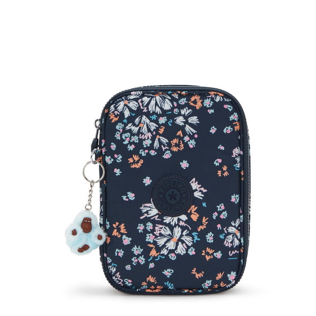 KIPLING Large pencase Female Flower Field 100 Pens I6002-5GB